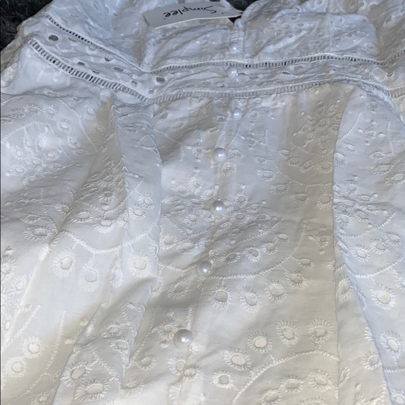 BerryGo Embroidery Pearl Button  Maxi Dress - Picture 6 of 10